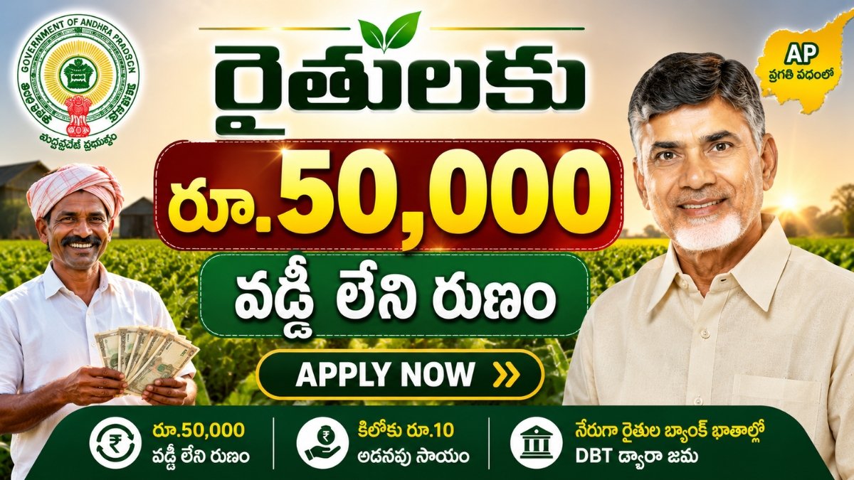 AP Tobacco Farmers Scheme రూ.50,000 Interest Free Loan Update